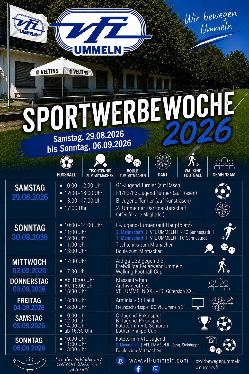 Sportwerbewoche 2026 des VfL Ummeln